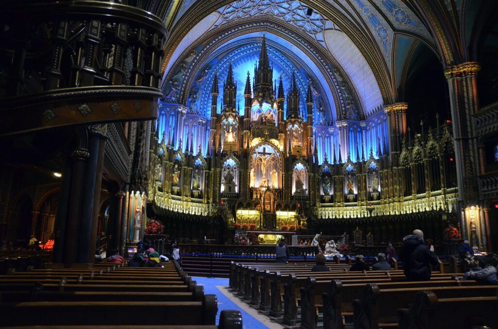 notra dame basilica in montreal